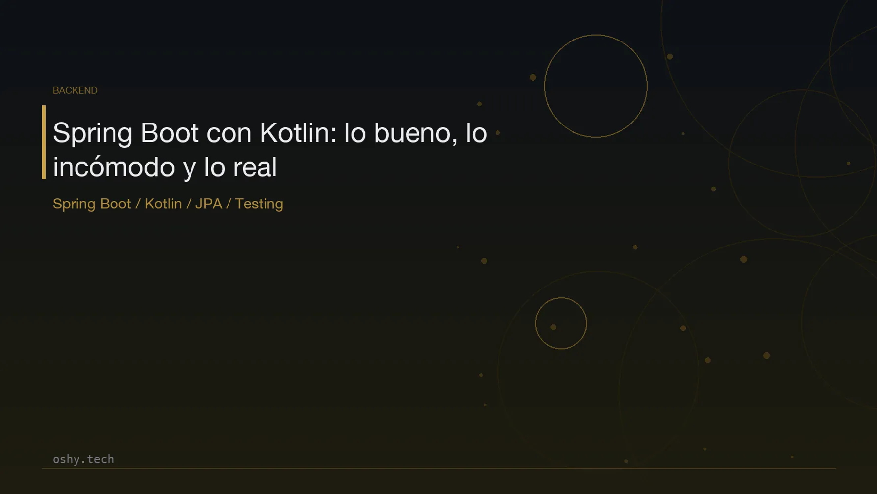 Cover for Spring Boot con Kotlin: lo bueno, lo incómodo y lo que nadie te cuenta al principio