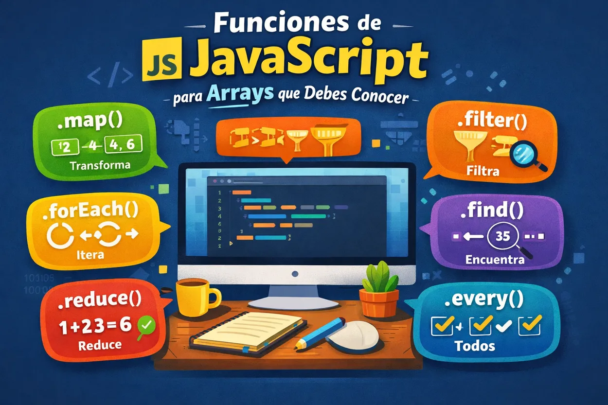 Cover for Javascript y sus Arrays